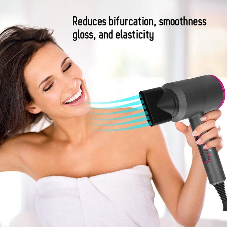 Professional Salon Rechargeable Hair Dryer 1300w High Power Hot And Cold Adjustment Air Hair Dryer