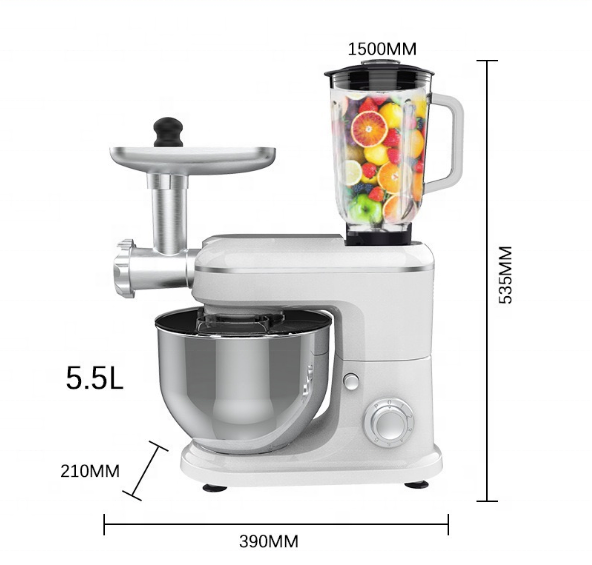 High Speed Mixer Food Cooking Mixer Machine 10L Smart Food Prcocessors Automatic Chicken Kitchen Food Mixer