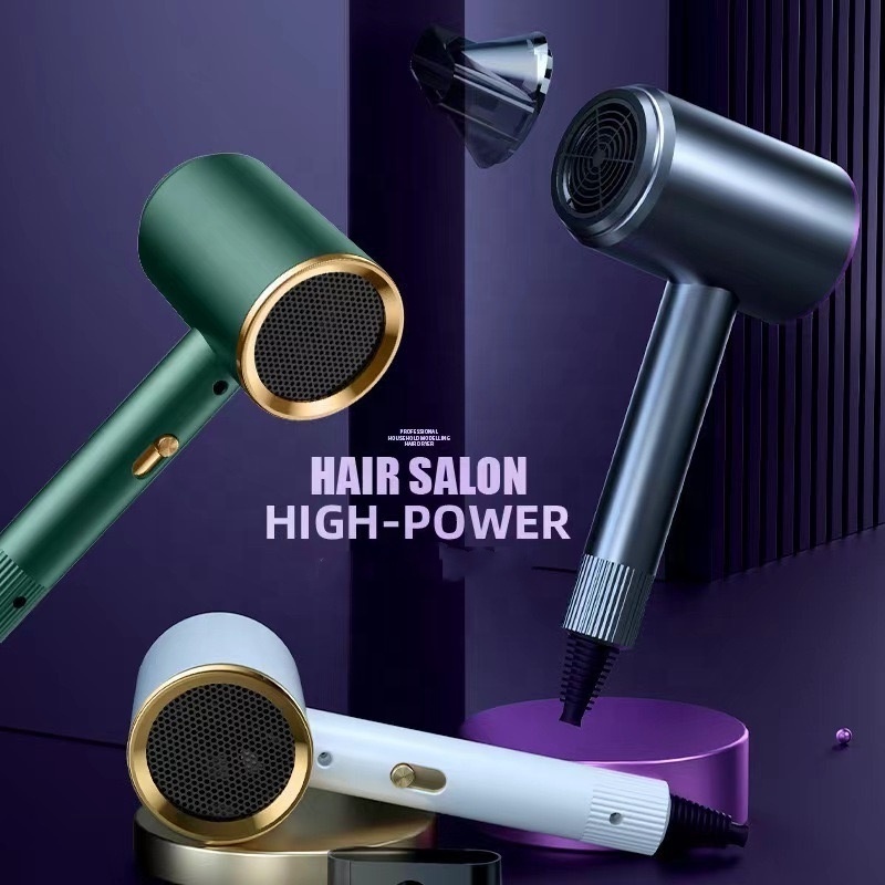 Foldable Handle 1200W Travel Hair Dryer with Diffuser Ionic Blow Dryer Constant Temperature Hair Care Dryer