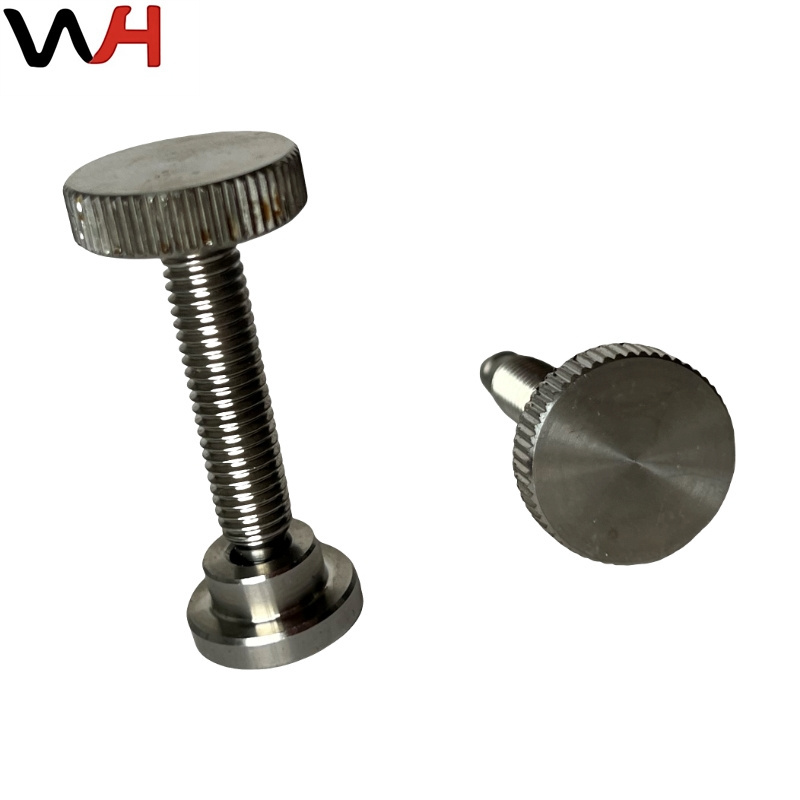 Factory non-standard Custom Stainless Steel Aluminum Brass  Post screw Chicago Screw Knurled Screw