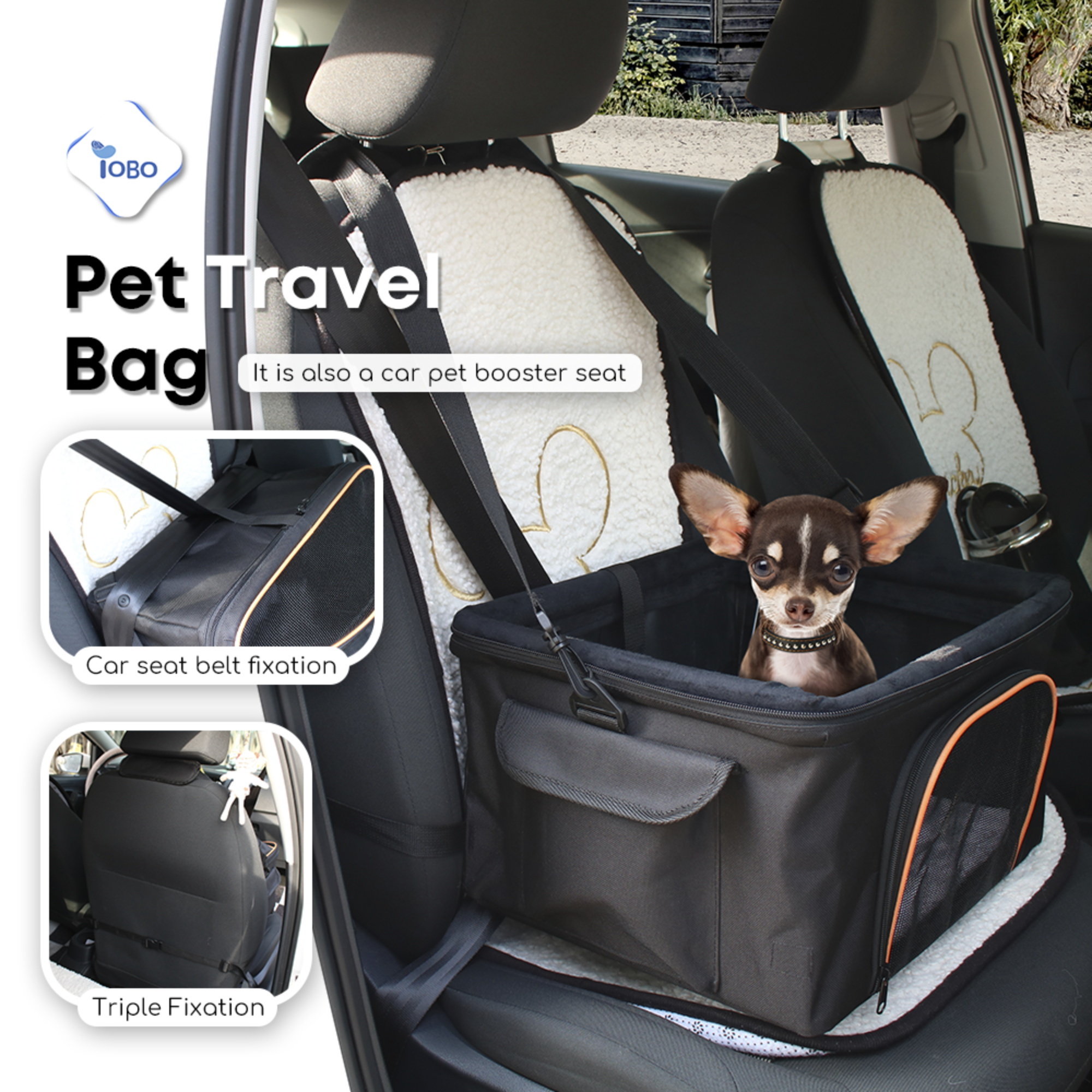 Pet dog Expandable Two Sided Expandable Rolling Cats Extra Spacious Soft Lined pet Carrier bag carrier with Wheels