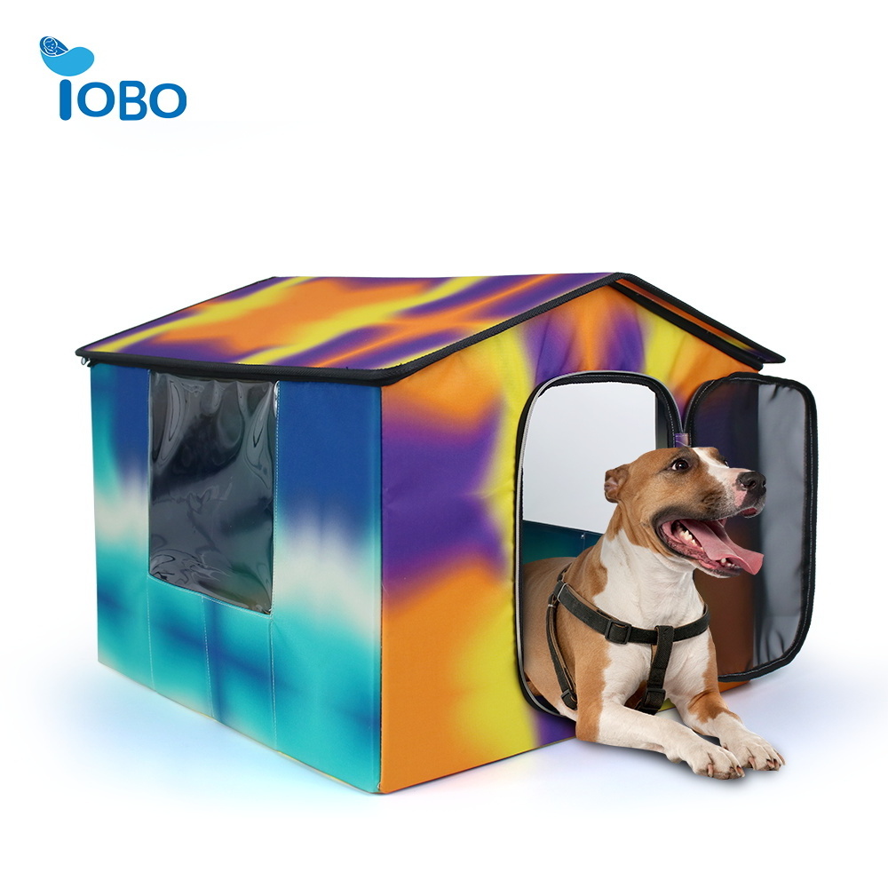 YOBO Foldable Dog Soft Crate Indoor & Outdoor Use Dog Cage Comfy Dog Travel Crate