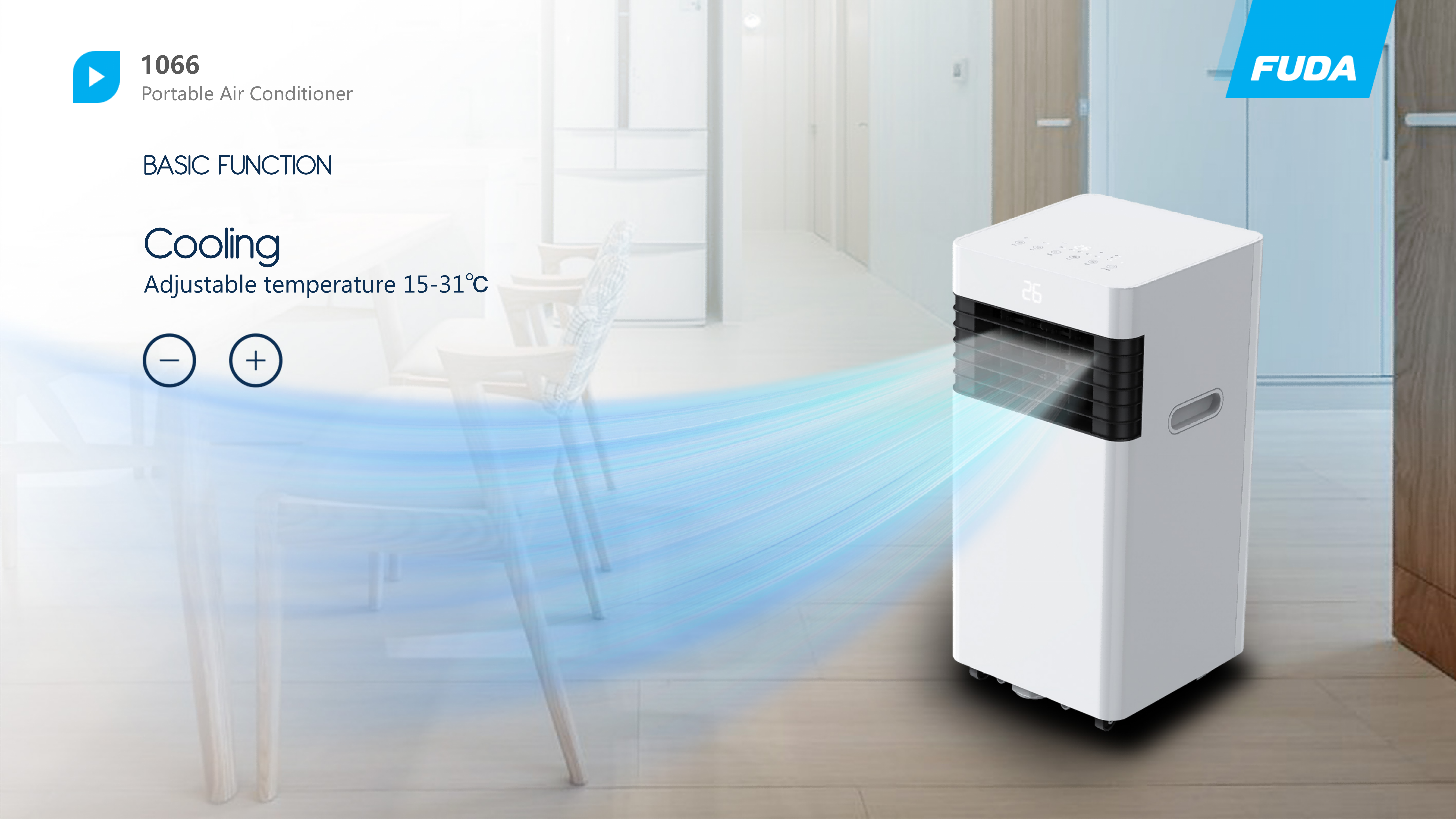 9000BTU Cooling /Heating Air Conditioner Factory Price Smart  Home Use Appliance Mobile Portable Air Conditioner With Timer