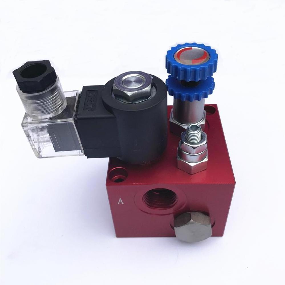 Tubular lift valve group, Hydraulic thread cartridge valve, oil block elevator group ET-02