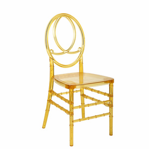 High Quality with seat pad for wedding events banquet acrylic plastic resin clear transparent tiffany chivari chiavari chair