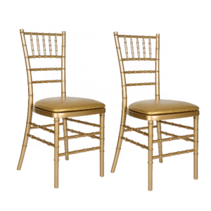 Wholesale Gold Plastic Resin Stackable Wedding Banquet Tiffany Chiavari Chairs Bamboo chairs chateau chairs