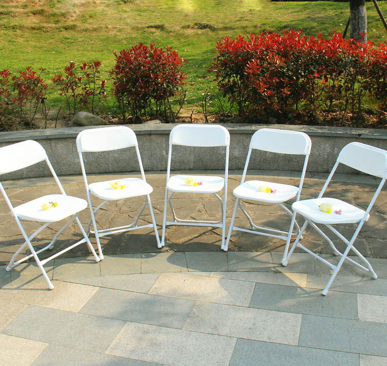 Wholesale Modern Restaurant Dining Banquet Ceremony Hotel White Beach Outdoor Wedding Resin Folding Plastic Chair For Event