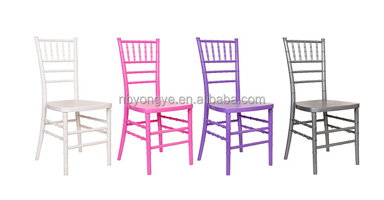 Resin wholesale stackable  stainless metal gold white banquet events chiavari Tiffany chairs for weeding