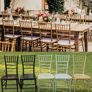 frame tiffany chivari gold chairs for wedding