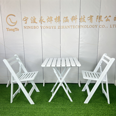 Outdoor Use White Garden Wedding Resin Wimbledon Folding Chair space Saving Resin Folding Chair for Events Party