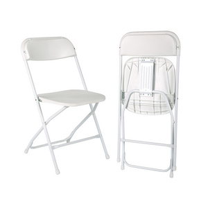 wholesale white office business wedding event garden hotel indoor room commercial stackable metal conference folding chairs