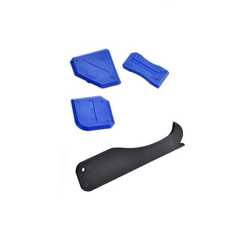 Wholesale Caulking Tool Kit Silicone Sealant Caulking Grout Tool sealant Scraper Glass Glue Angle Scraper