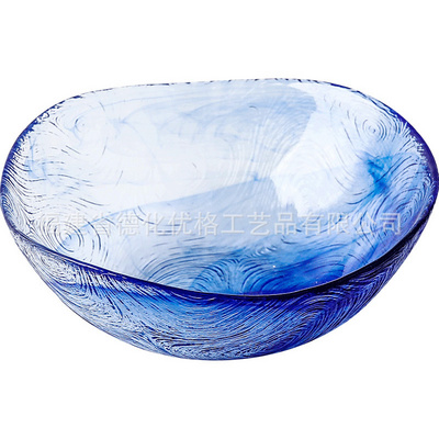 Clear Glass Snack Plate, 6-Inch Dried Fruit Plate Dessert Plate for Home and KTV