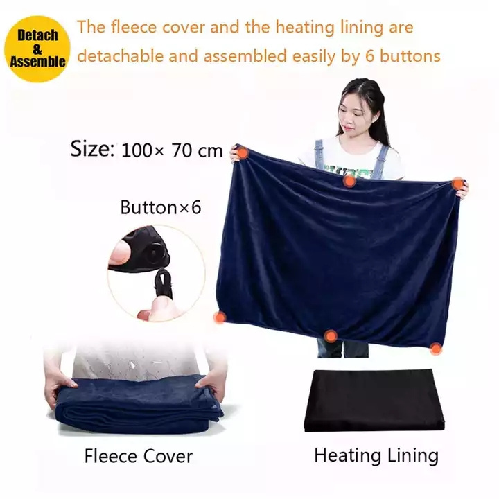 Electric Blanket Heated Blankets For Winter Household Heated Heated Blanket Electric Throw Warm Wearable