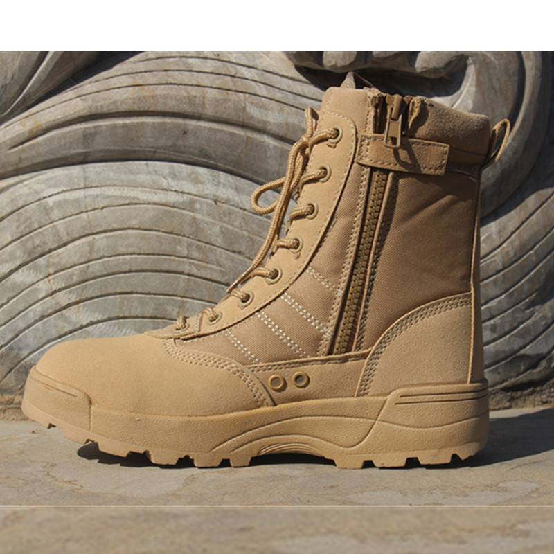 2023 New Fashion Men's Tactical Boots Outdoor Anti-Slip Hiking Boots Man Boots Safety Shoes