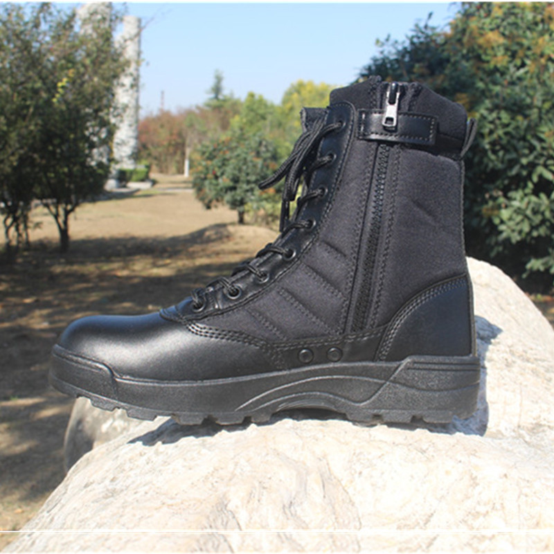 2023 New Fashion Men's Tactical Boots Outdoor Anti-Slip Hiking Boots Man Boots Safety Shoes