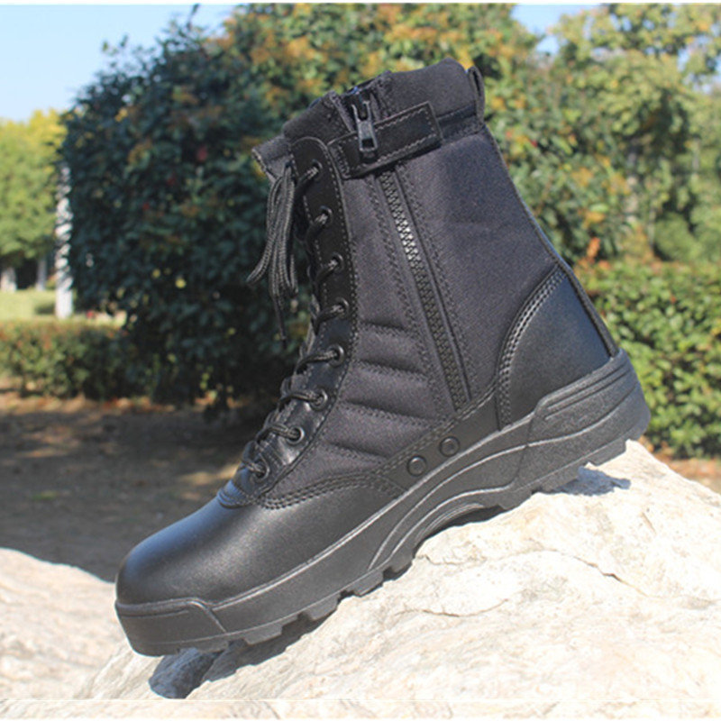 2023 New Fashion Men's Tactical Boots Outdoor Anti-Slip Hiking Boots Man Boots Safety Shoes