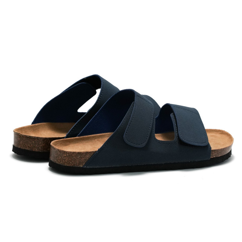 Mens Beach Flats Summer Sandals Comfy Male Slippers Outdoor Half Drag Antiskid Man Slides Waterproof Half Shoes