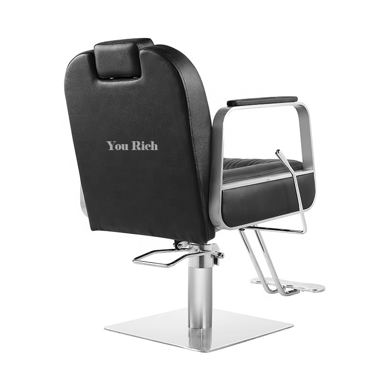 Modern Adjustable Beauty Salon Chair Barber Hairdressing Hair Cut Leather Style Chair Hair Stylist Chairs