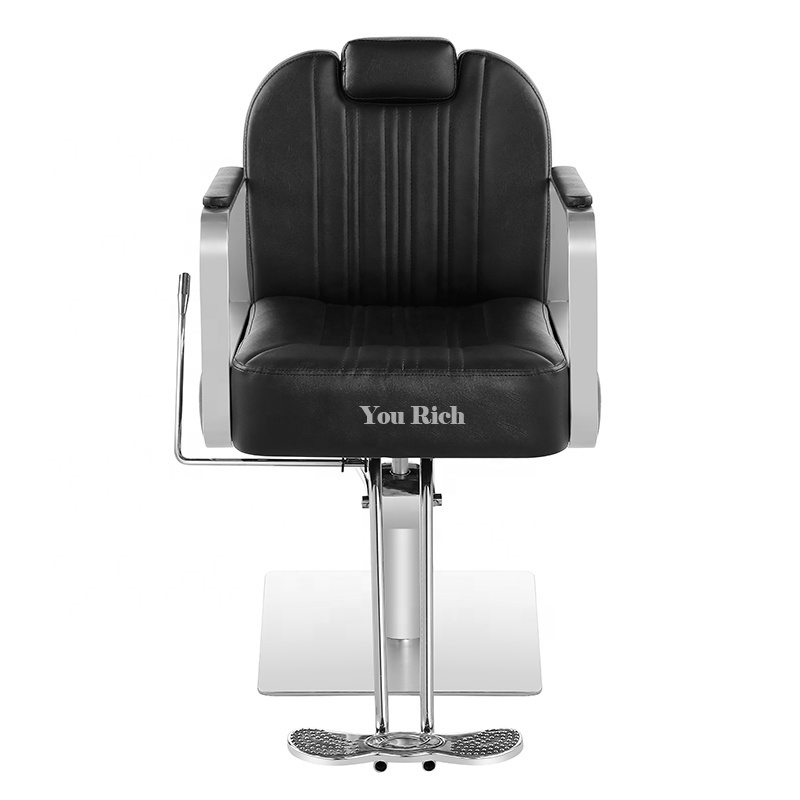 Modern Adjustable Beauty Salon Chair Barber Hairdressing Hair Cut Leather Style Chair Hair Stylist Chairs