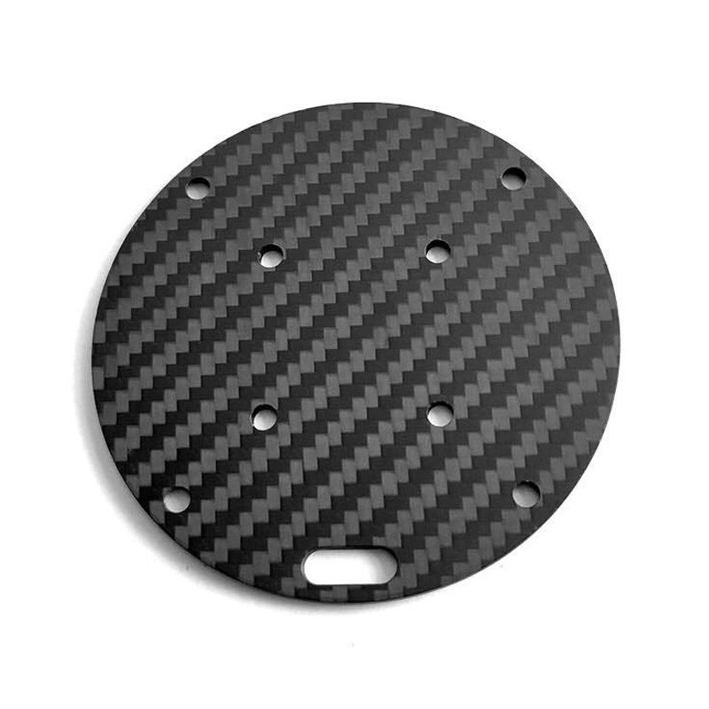 Shaped Carbon Fiber Sheet Twill/ Plate/ Forged Custom Factory Cost with CNC Machining Service