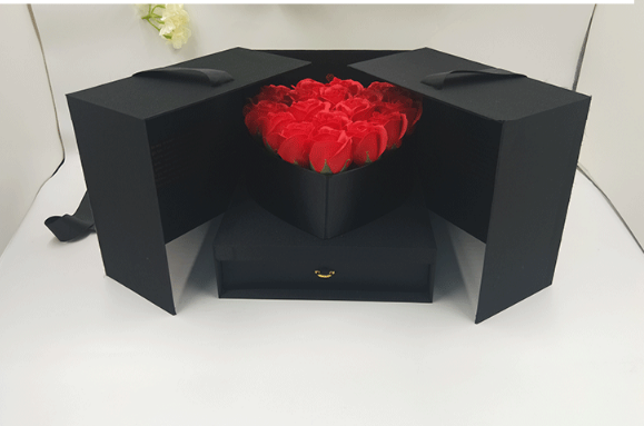 Florist Floral Foam Insert Display Handkerchief Gift Box