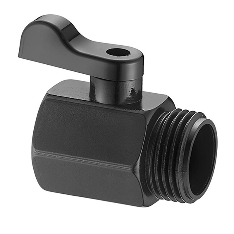 YTX irrigations systems male thread plastic shut- off valve adapter garden hose for sampling valve