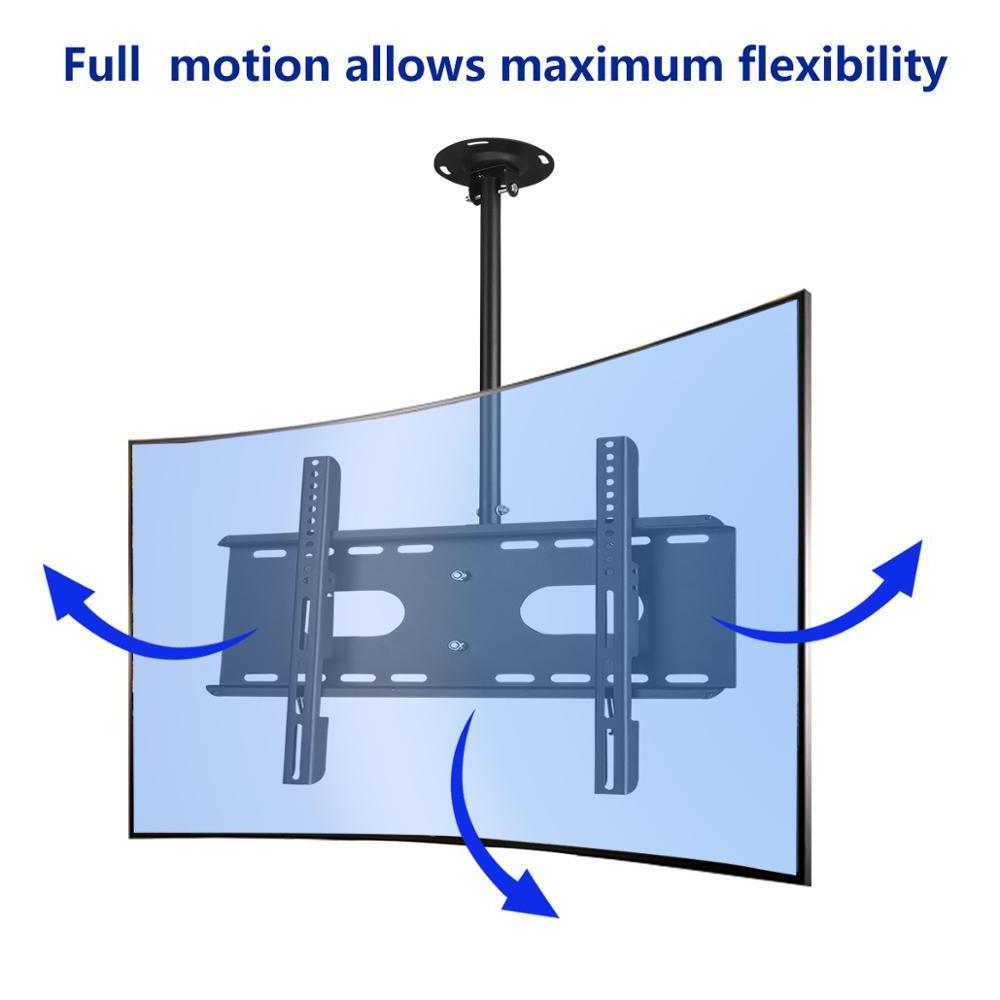 360 degrees Retractable TV Bracket Ceiling Mount for 24''-46'' screens