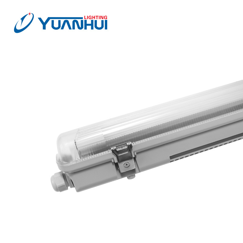 Ip65  Led Tri-proof  Light 10w 18w 24w  T8 led Tube fluorescent Waterproof Lamp linear tri-proof fixture LED Waterproof