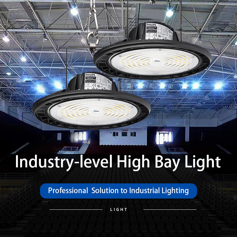 Multiple options 100W 150W 200W 120-277V Aluminum batten IP65 LED High bay light Commercial Industrial Light commercial lights