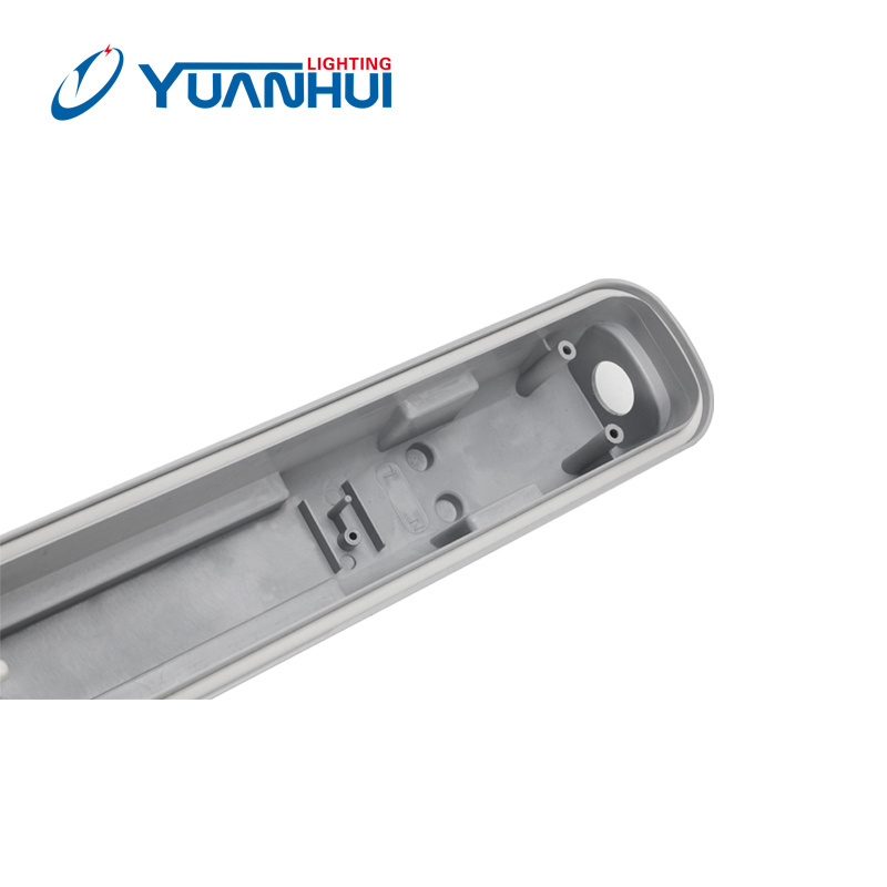 IP65 IK08 1x136W 2x26W  led surface mounted single T8 tube batten triproof light ,double t8 fluorescent lamp