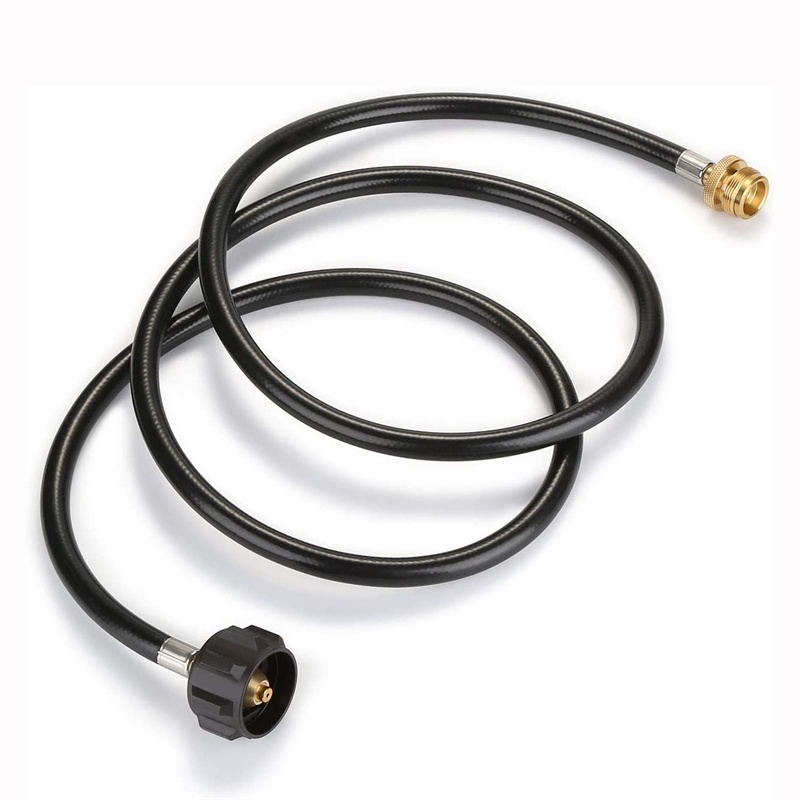 Propane Tank Converter Adapter Hose Assembly, QCC1 / Type1 LP Gas Tank, Bulk Propane Appliances to 20 LB Propane Cylinder