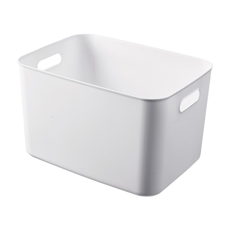 Modern Design Plastic Bins Large Storage with Lids for Organizing Baskets Home Desk Office