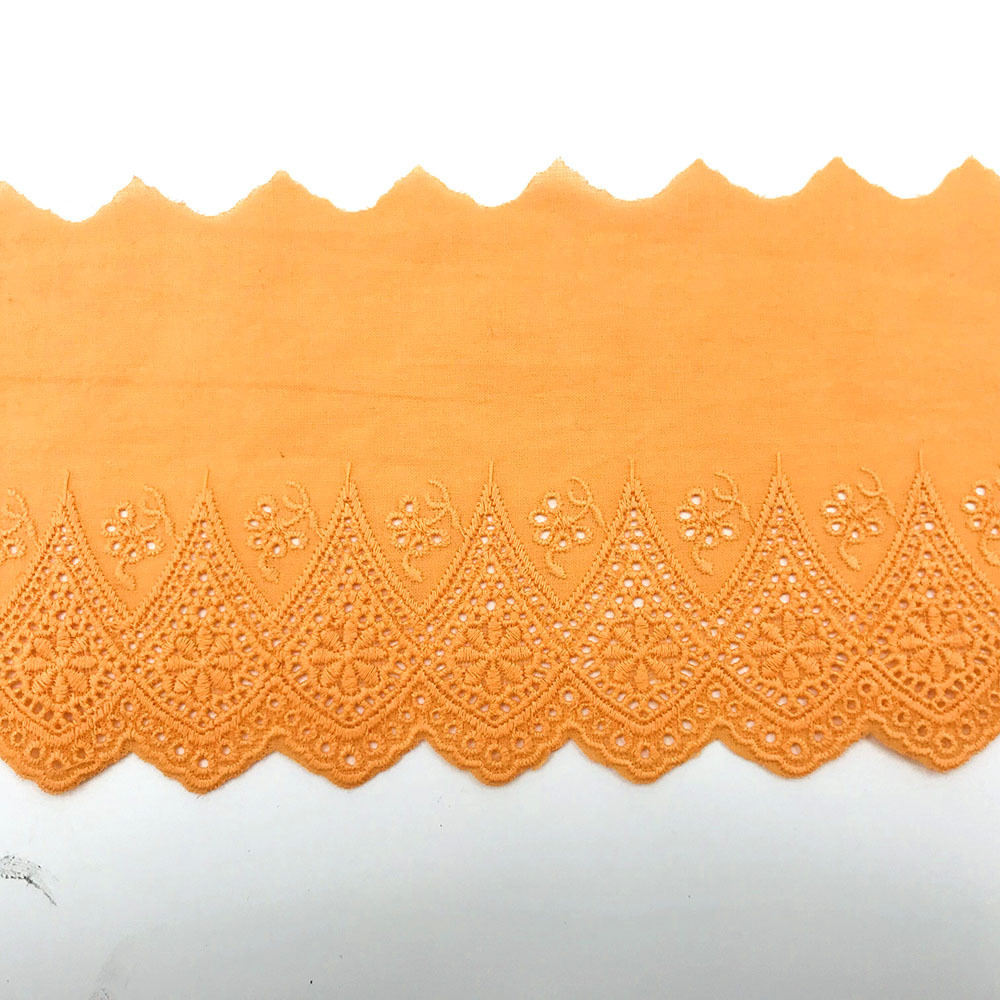 2023 Hot Sale High Quality Fabric Cotton Lace African Swiss Cotton Voile Lace Golden Supplier Tulle Lace Fabric