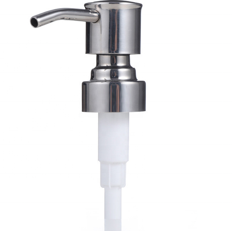 28/400 304 Stainless Steel Metal Foaming Liquid Soap Dispenser Lotion Bottle Pump Sprayer for Hand Wash