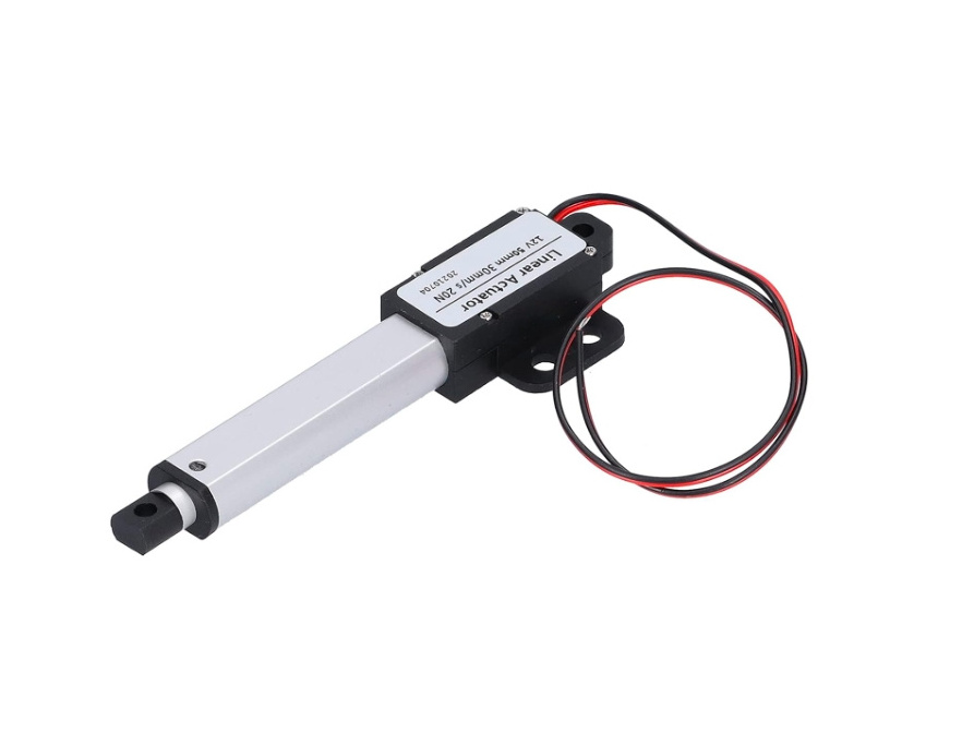 Linear Actuator 12V  Winged Micro Thumb Putter, Short Circuit Protection Linear Actuator Motor with Mounting Bracket