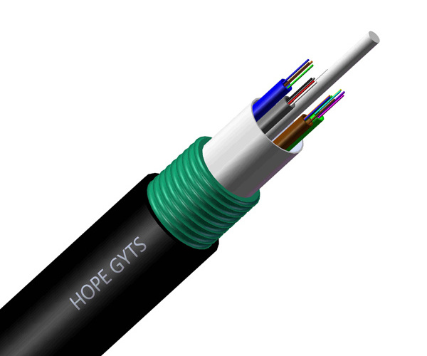 4/6/8/12/24/48 Core GYTS SM Direct Buried Fiber Optic Cable From Manufacturer