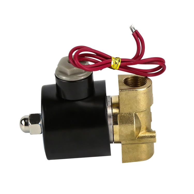 Top 2 way 2 position 2w series BBQ grilling propane gas 12volt brass normally closed 1/4BSP gas shut off lpg solenoid valve