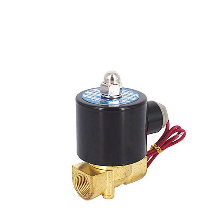 Top 2 way 2 position 2w series BBQ grilling propane gas 12volt brass normally closed 1/4BSP gas shut off lpg solenoid valve