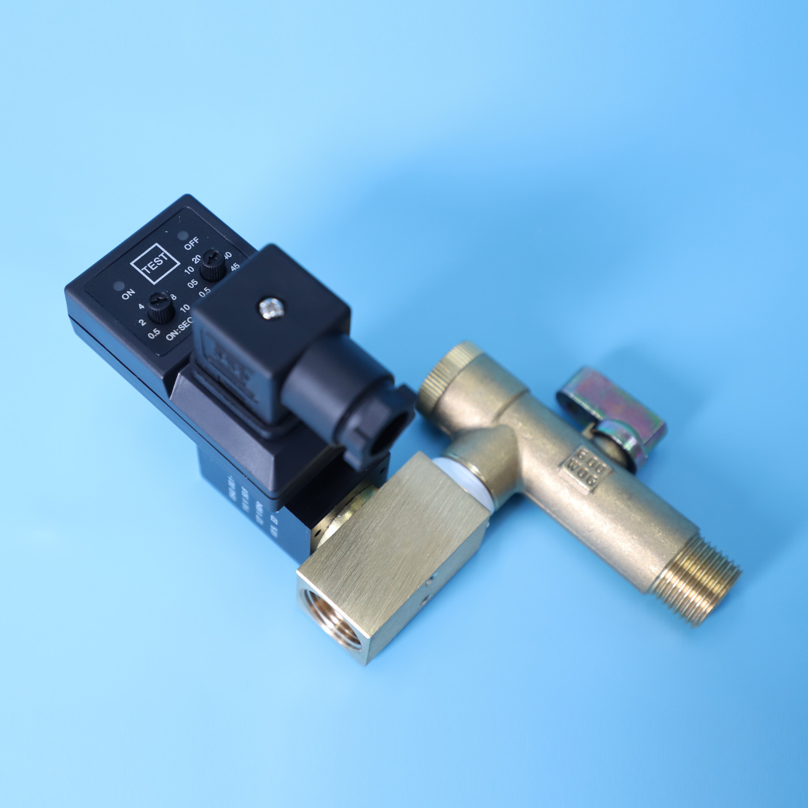 high pressure brass 1/4 3/8 1/2in 16 bar 40 bar 80 bar 110v 220v 24v automatic purge auto drain water solenoid valve