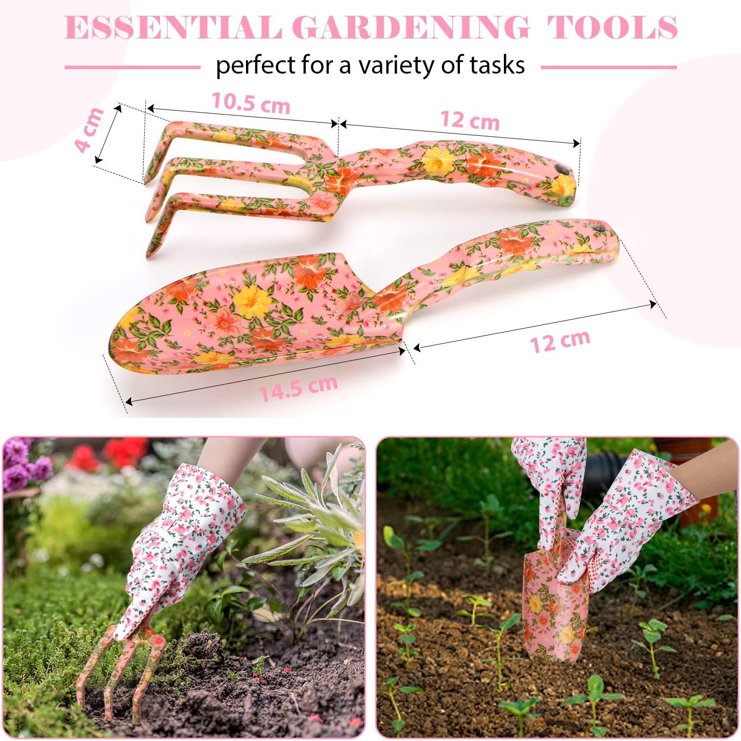 Manufacturer Customized Ladies Birthday Gift Ladies Care Ladies Gardening Gift Garden Set Aluminum Alloy Set