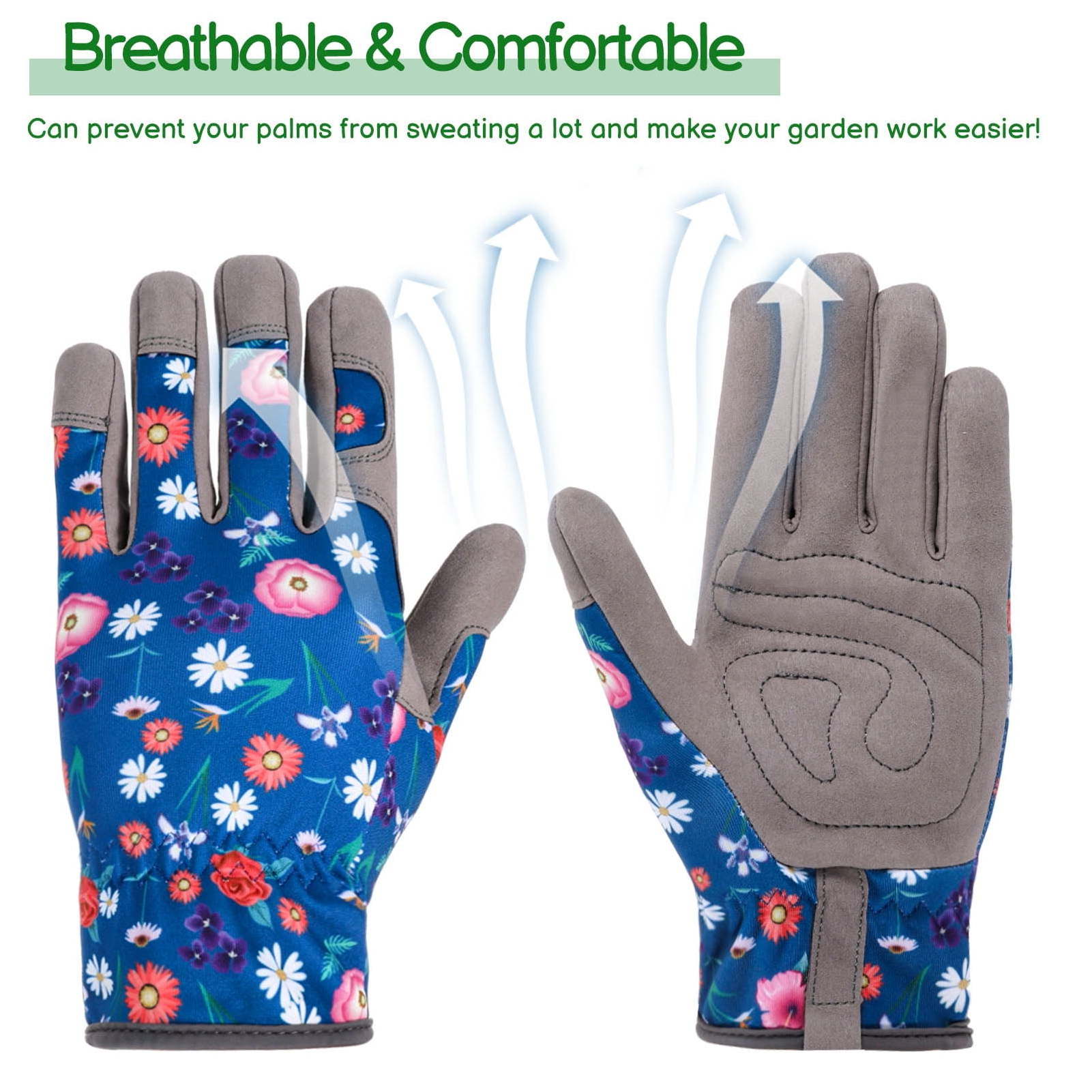 Gardening Gloves for Women Puncture Resistant Ladies Work Floral Gloves for Rose Pruning  Cactus Handling