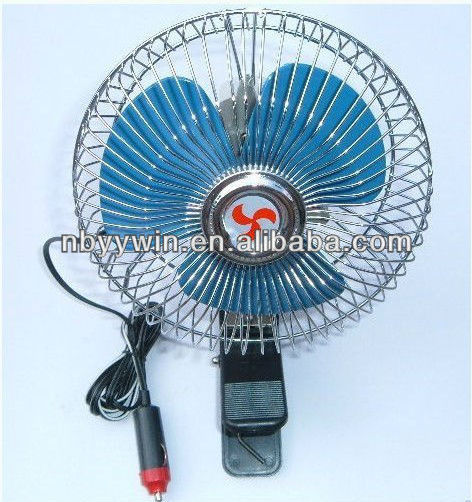 New 12V Powered Mini Automobile Fan Car Truck Vehicle Cooling Cool Air Fan