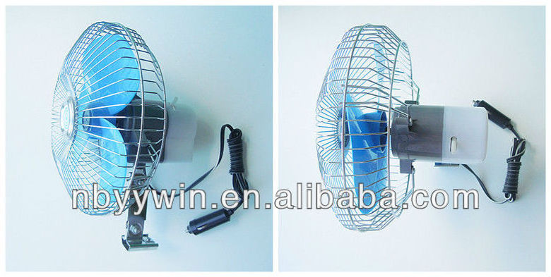 New 12V Powered Mini Automobile Fan Car Truck Vehicle Cooling Cool Air Fan