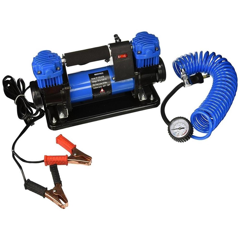 Heavy Duty Portable 12V 150PSI Car Tyre Auto Tire Inflator Pump Twin Cylinder Car Air Compressor