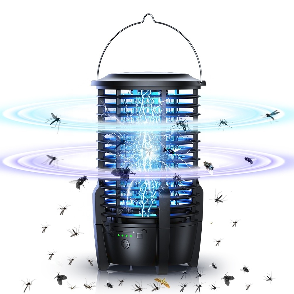 Mute Electric Shock Mosquito Killer Outdoor Physical Mosquito Catcher Usb Home Mosquito Killer Light