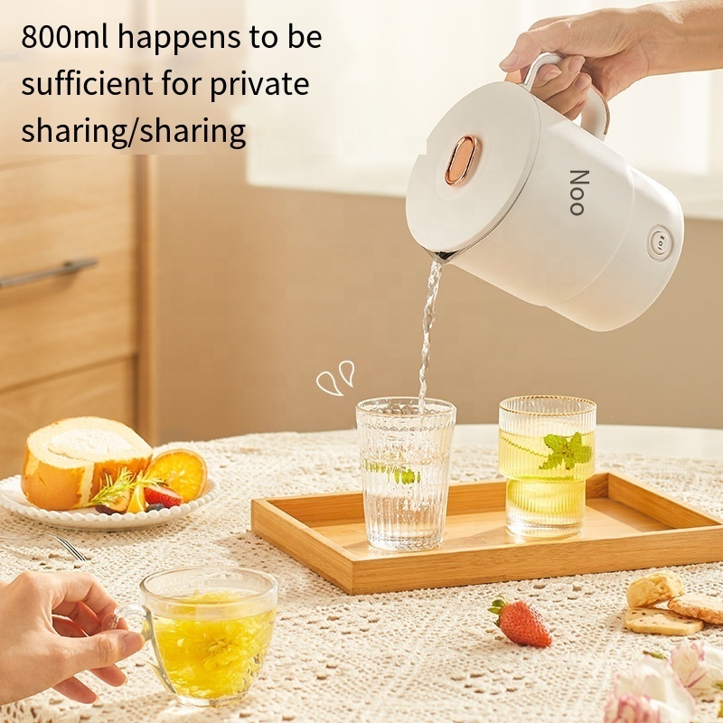 Wholesale Mini Household Stainless Steel Electric Water Cup Folding Portable Travel Kettle