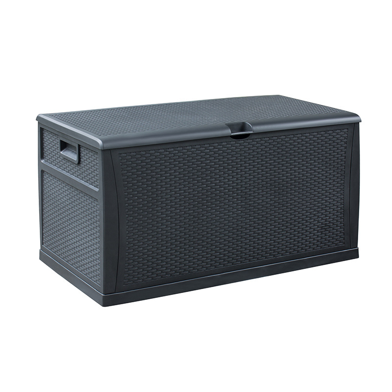 121 Gallon Large Capacity Storage Box Large Deck Box Outdoor Storage for Patio Cushions