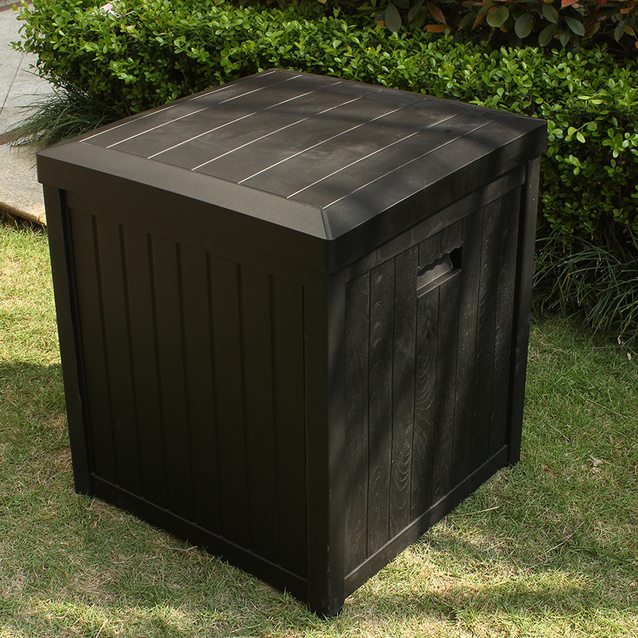 Outdoor Deck Box Waterproof Storage Box Easy Installation PP Deckbox for Patio Furniture Garden Tools Outdoor Cushions