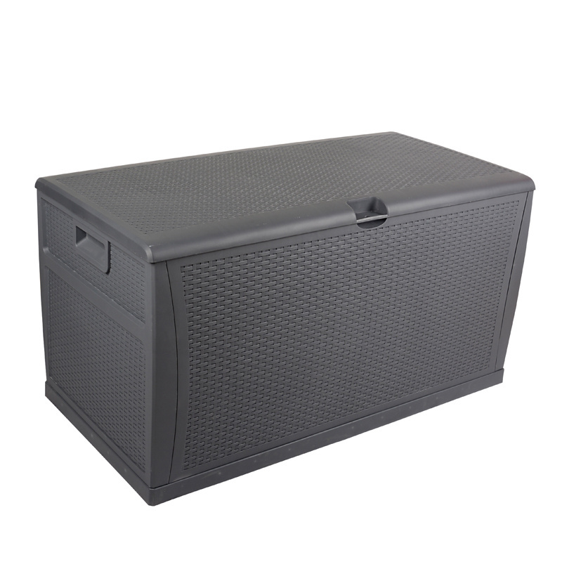 121 Gallon Large Capacity Storage Box Large Deck Box Outdoor Storage for Patio Cushions